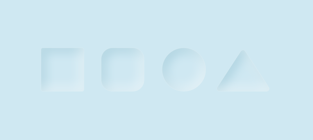 UI design shapes & objects basics