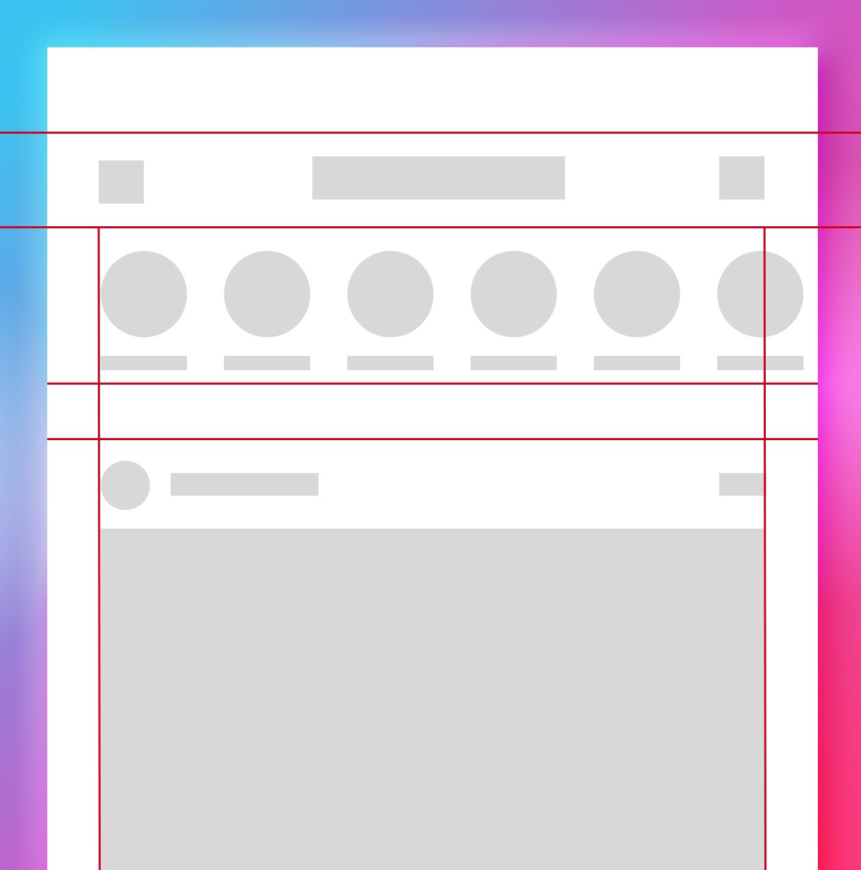 blockframe the content of your app